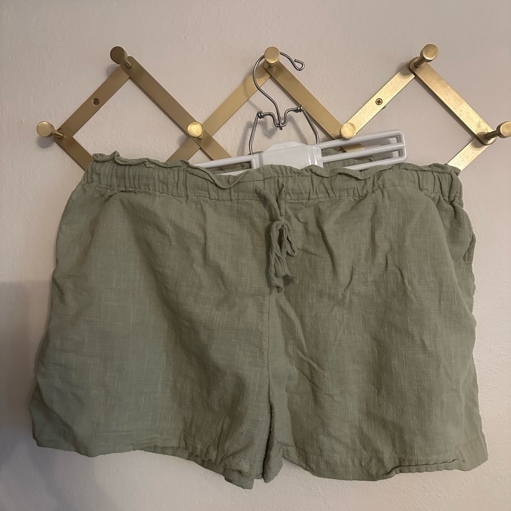 ABLE—Olive Green Women's Shorts—XXL